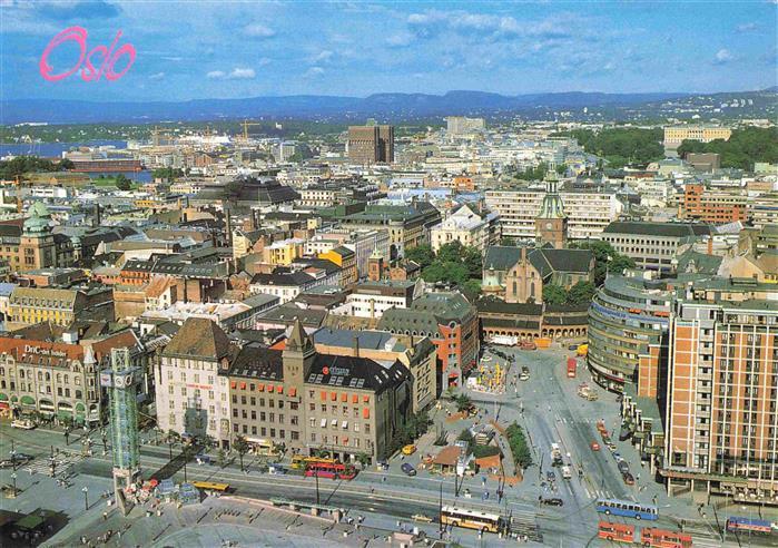 Oslo Norge Fliegeraufnahme
