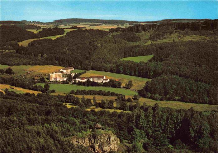 Neukirchen Knuellgebirge Waldsanatorium Urbachtal Fliegeraufnahme