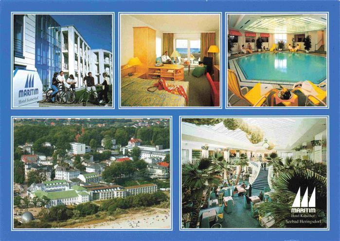 HERINGSDORF Ostseebad Usedom Maritim Hotel Kaiserhof Fliegeraufnahme Appartemen
