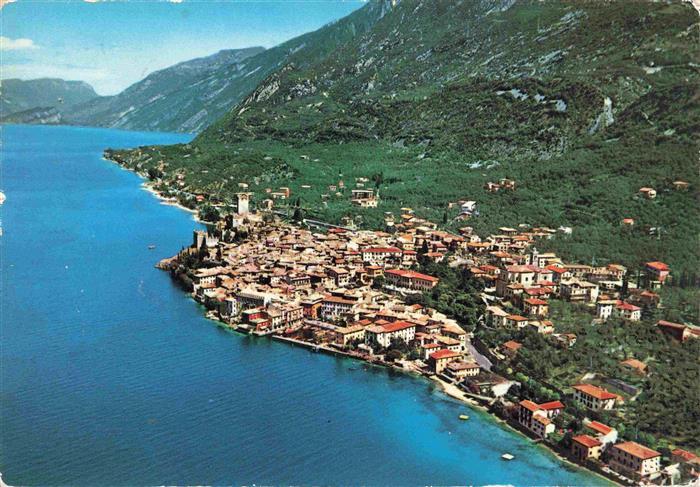 Malcesine Lago di Garda Fliegeraufnahme