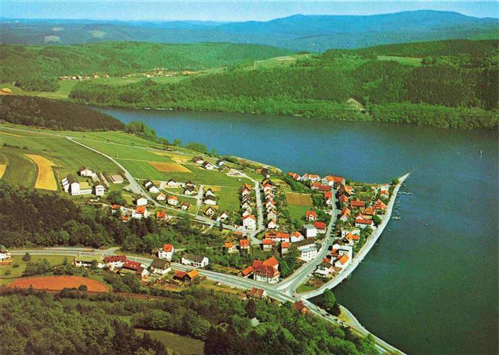 Herzhausen Edersee Fliegeraufnahme