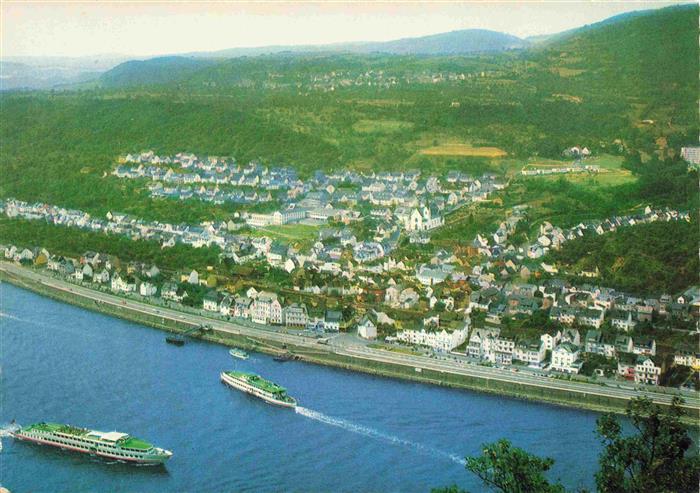 Bad Salzig am Rhein Fliegeraufnahme