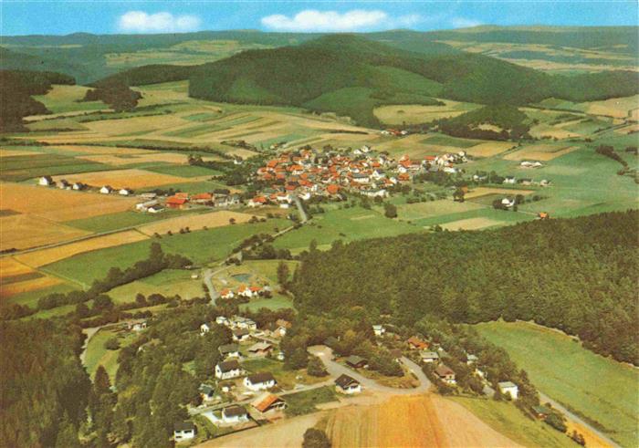 Kleinern Edertal Waldeck Hessen Fliegeraufnahme