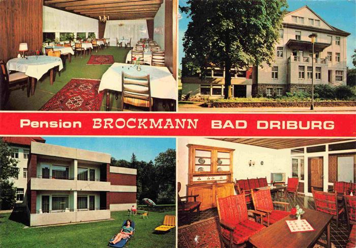 BAD DRIBURG Pension Brockmann Gastraeume Liegewiese