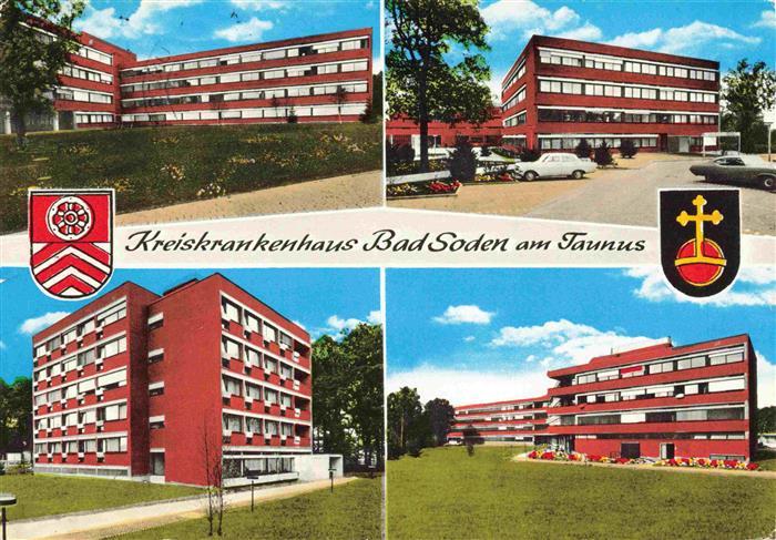 BAD SODEN  Taunus Kreiskrankenhaus Teilansichten