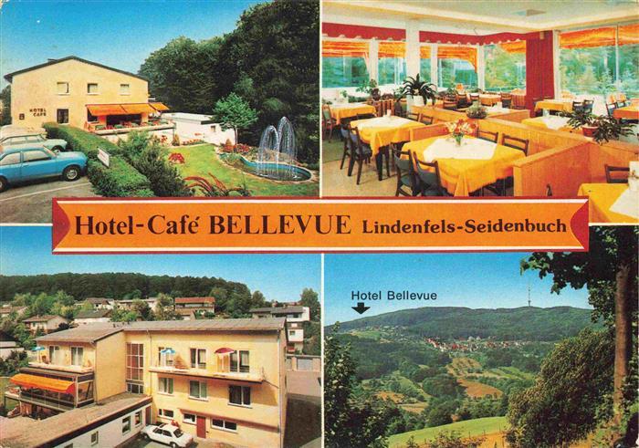 Seidenbuch Hotel Cafe Bellevue Gastraum Park Panorama
