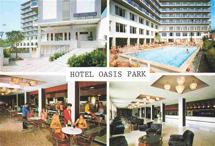 CALELLA de la Costa Calella de Mar ES Hotel Oasis Park Schwimmbad Speisesaal Bar