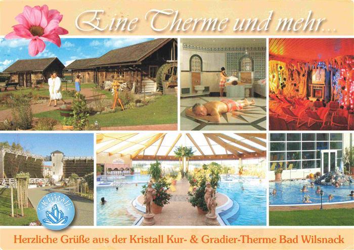 Bad Wilsnack Brandenburg Kristall Kur und Gradier Therme Hallenbad Massage Freib