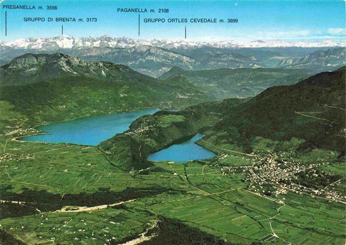 Caldonazzo Trient Trentino-Alto Adige IT Blick vom Pizzo di Levico