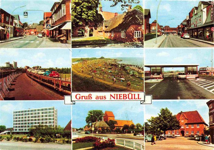 Niebuell Orts und Teilansichten Strand