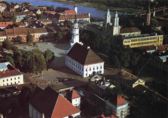 Kaunas Kowno Latvia Fliegeraufnahme
