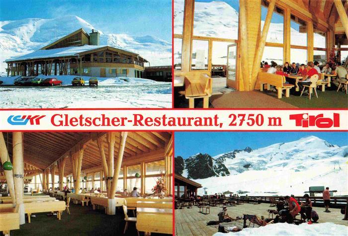Kaunertal Tirol AT Gletscher Restaurant Kaunertaler Gletscherbahnen Gastraeume