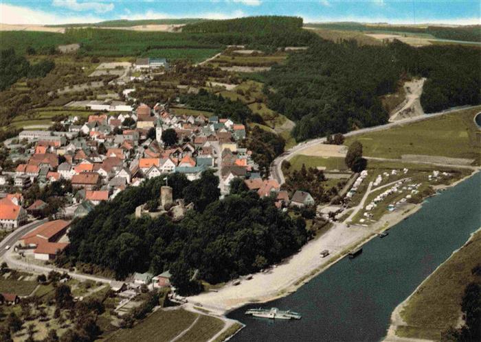 Polle Oberweser Fliegeraufnahme