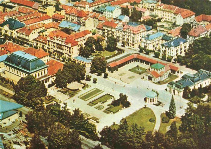 FRANTISKOVY LAZNE Franzensbad Boehmen CZ Fliegeraufnahme