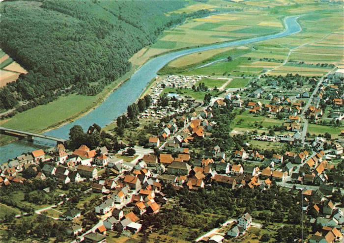 Gieselwerder Oberweser Fliegeraufnahme