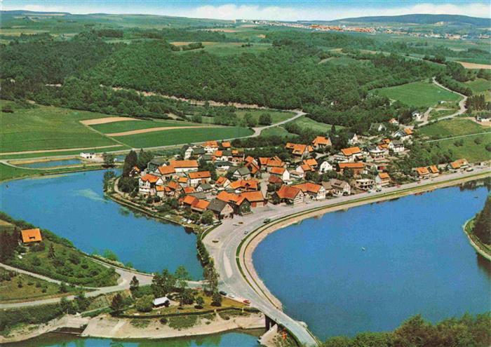 Niederwerbe Edersee Fliegeraufnahme