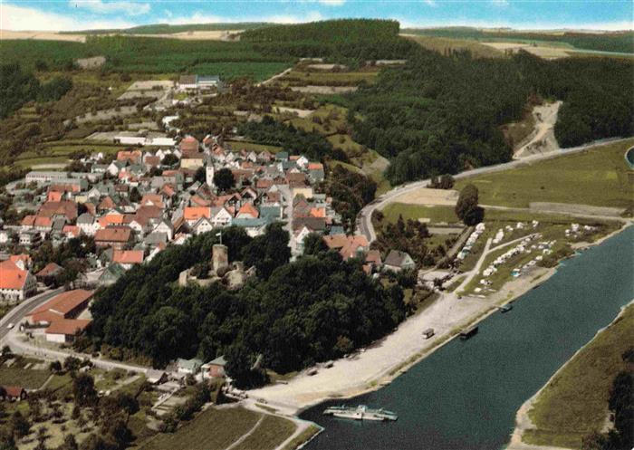 Polle Oberweser Fliegeraufnahme
