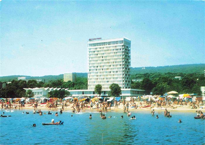 Slatni Pjasazi BG Hotel International Strandpartie