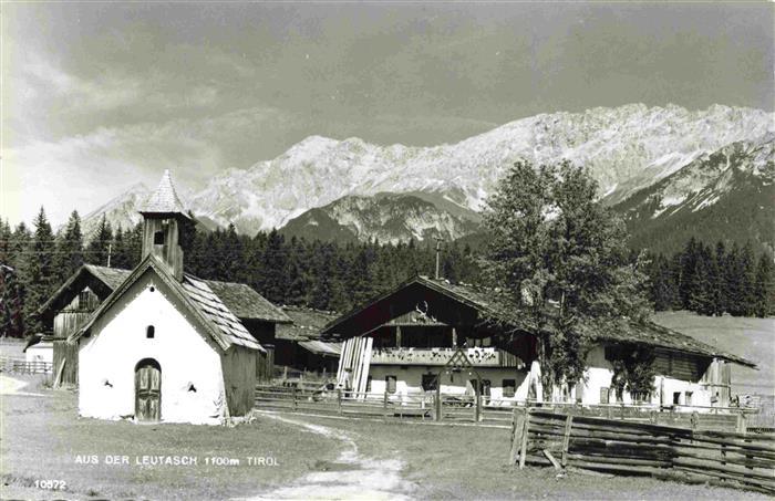 Leutasch Tirol AT Panorama Gasthof Kapelle