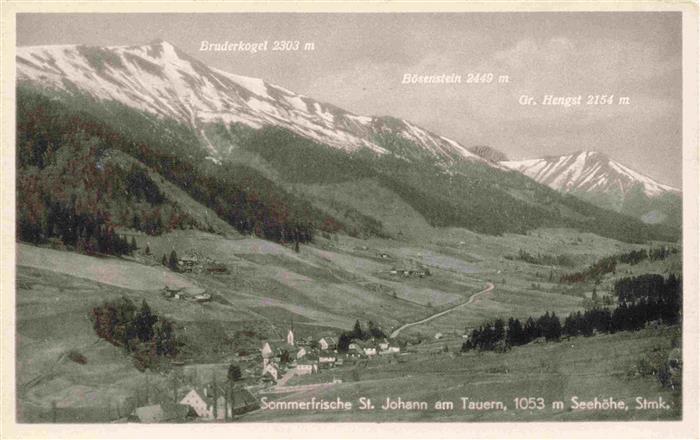 St Johann am Tauern St Johann in der Haide Steiermark AT Panorama