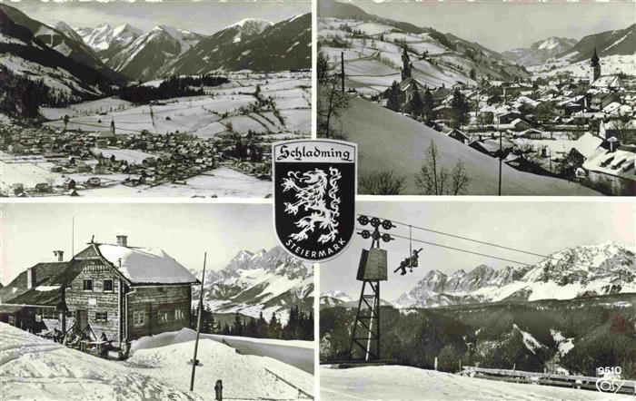 Schladming Obersteiermark AT Panorama Gasthaus Sessellift