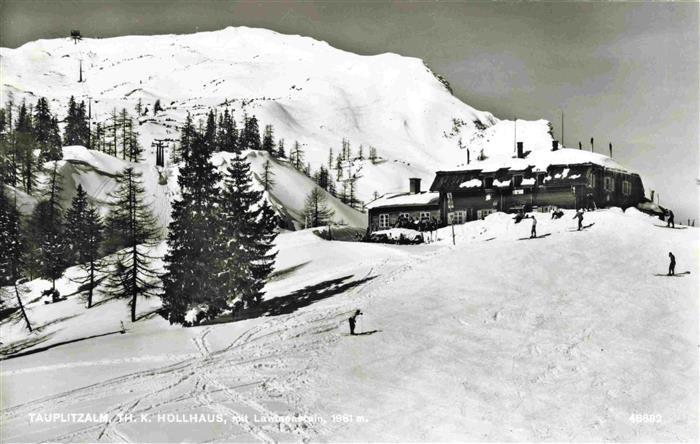 Tauplitzalm 1650m Tauplitzer-Berghof Dachstein AT mit Lawinenstein