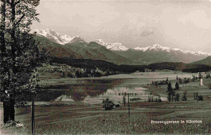 Presseggersee Villach Kaernten AT Panorama