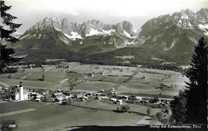 Going Ellmau Wilden Kaiser Tirol AT Fliegeraufnahme