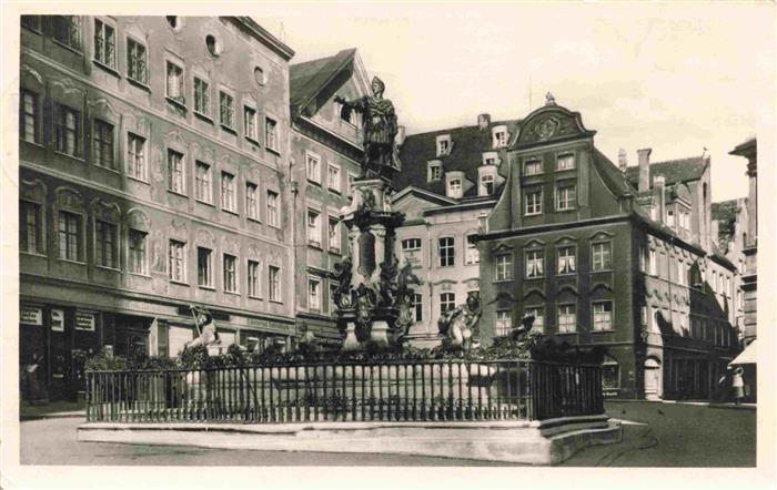 AUGSBURG  CITY Augustusbrunnen am Eiermarkt