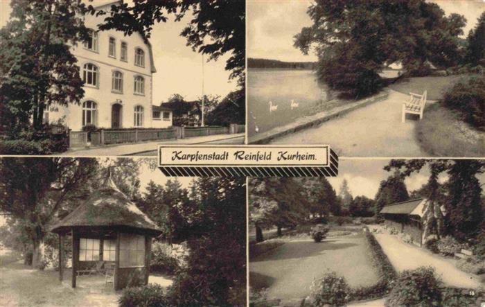 Reinfeld Holstein Karpfenstadt Reinfeld Kurheim Park Pavillon