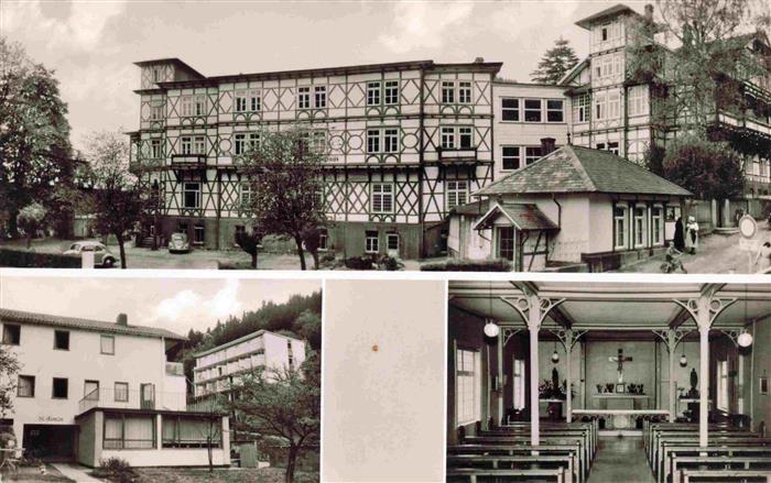 Bad Lauterberg Kneipp Heim St Benno Stift Schwesternhaus St Maria Kapelle und Kn