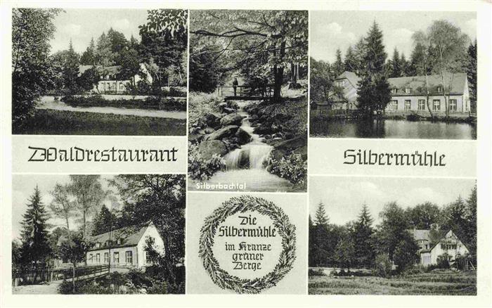Leopoldstal Lippe Waldrestaurant Silbermuehle Teilansichten Silberbachtal