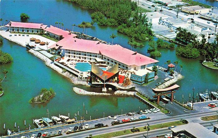 MIAMI Florida USA The Castaways Hotel Fliegeraufnahme