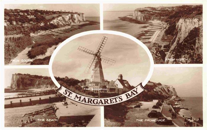 St Margarets Bay Kent UK Panorama The Windmill The Beach The Promenade