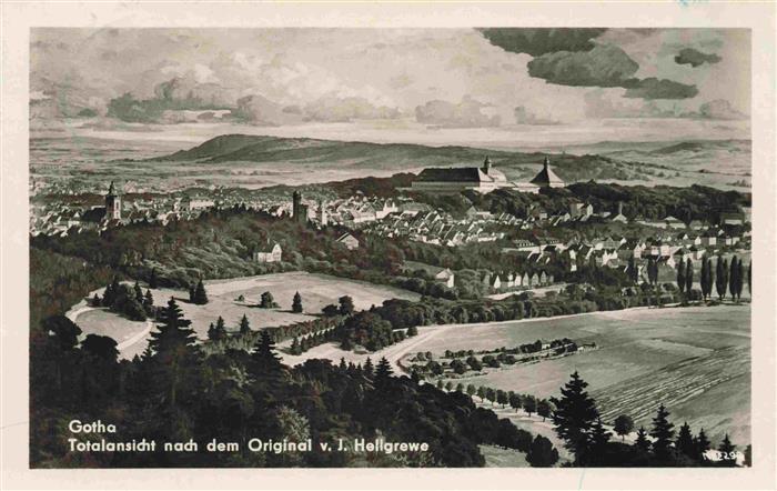 GOTHA Thueringen Panorama