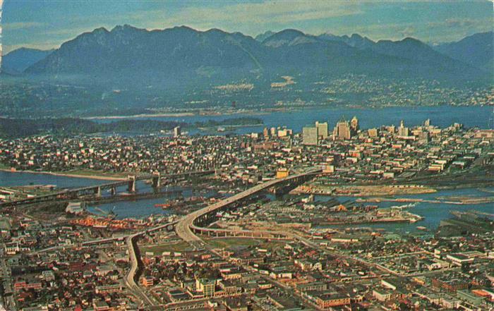 VANCOUVER BC Canada Fliegeraufnahme