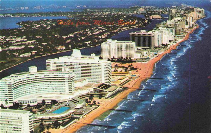 MIAMI Florida USA Resort capital of the world Fliegeraufnahme