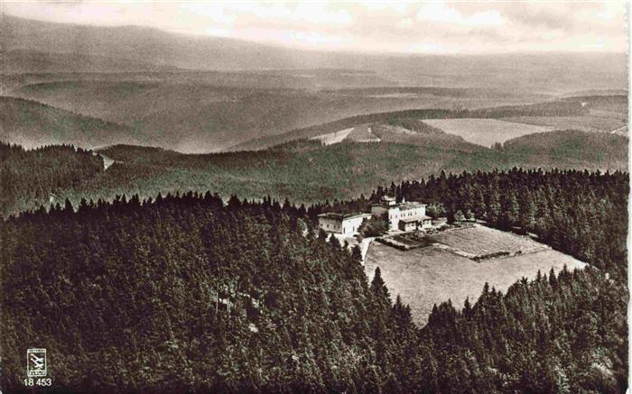 Stoeberhai Wieda Harz Berghotel Stoeberhai Fliegeraufnahme