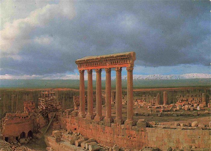 Liban Le Libanon Temple de Jupiter a Baalbek
