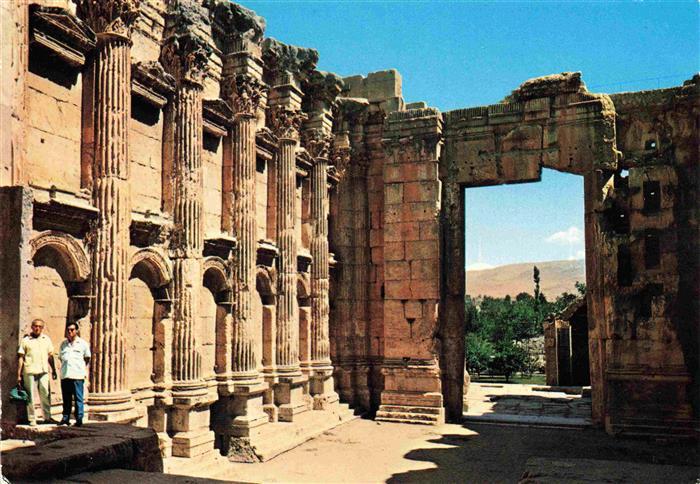 Baalbek Baalbeck Lebanon Interior of Bacchus Temple