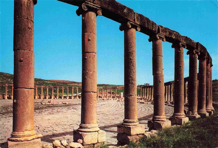 Jerash Jordanien The Forum of Jerash