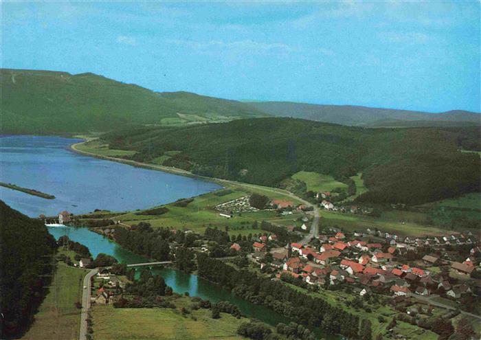 Affoldern Edertal am Edersee Fliegeraufnahme