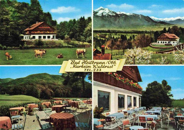 Bad Heilbrunn Kurheim Waldrat Panorama Terrassen