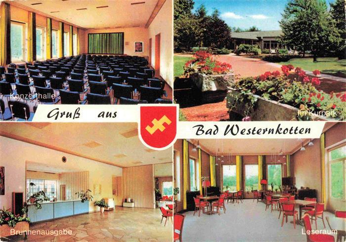 Bad Westernkotten Konzerthalle Kurpark Brunnenausgabe Leseraum