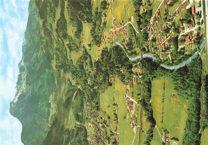 Auerbach Rosenheim mit Reisach Niederaudorf und Bruenstein Fliegeraufnahme