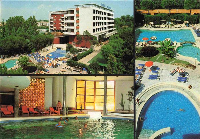 Abano Terme Veneto IT Hotel Terme Bristol Buja Hallen und Freibad