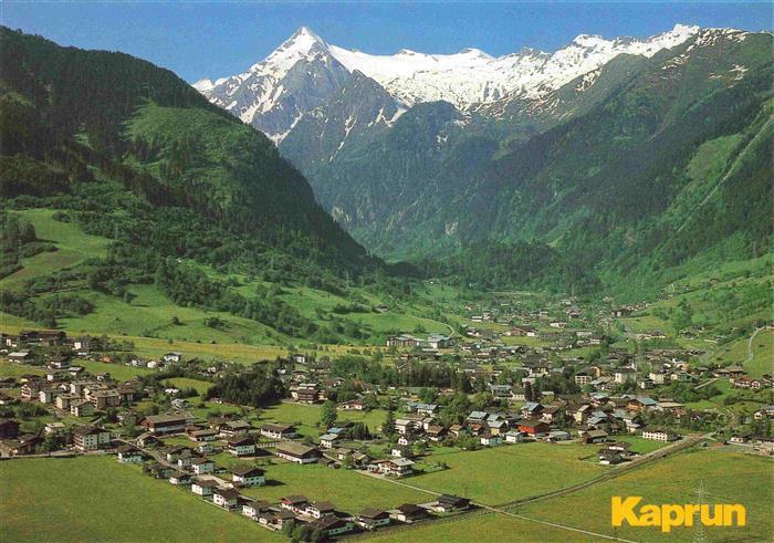 Kaprun AT Fliegeraufnahme mit Kitzsteinhorn