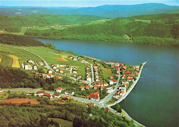 Herzhausen Edersee Fliegeraufnahme
