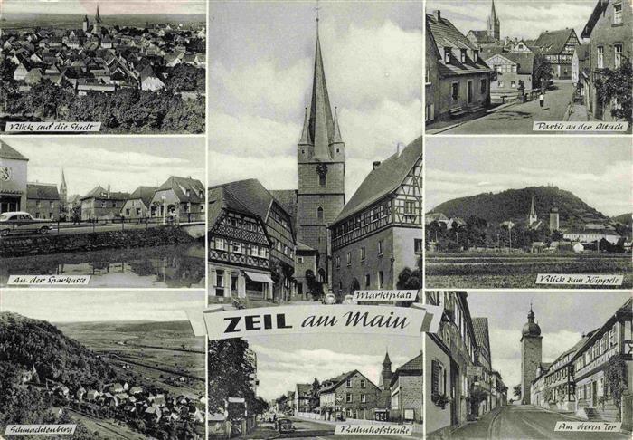 Zeil Main Stattlich Altstadtmotiv An der Sparkasse Marktplatz Koppele Bahnhofstr