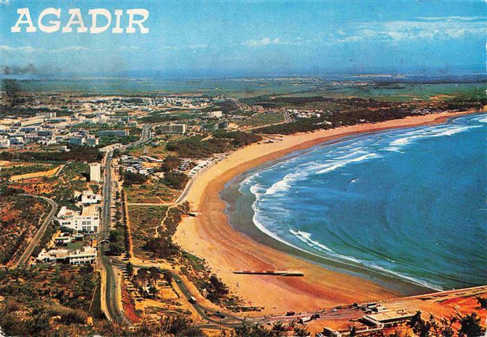 Agadir Maroc Fliegeraufnahme